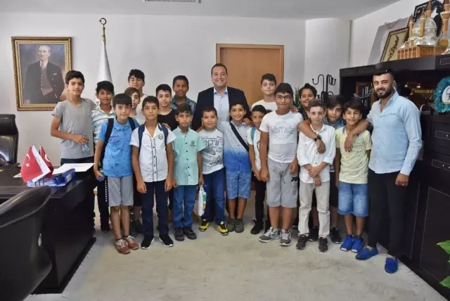 Başkan Dutlulu'dan gençlerin projesine tam destek