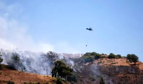 Gazipaşa'da makilik ve tarım arazisi yandı