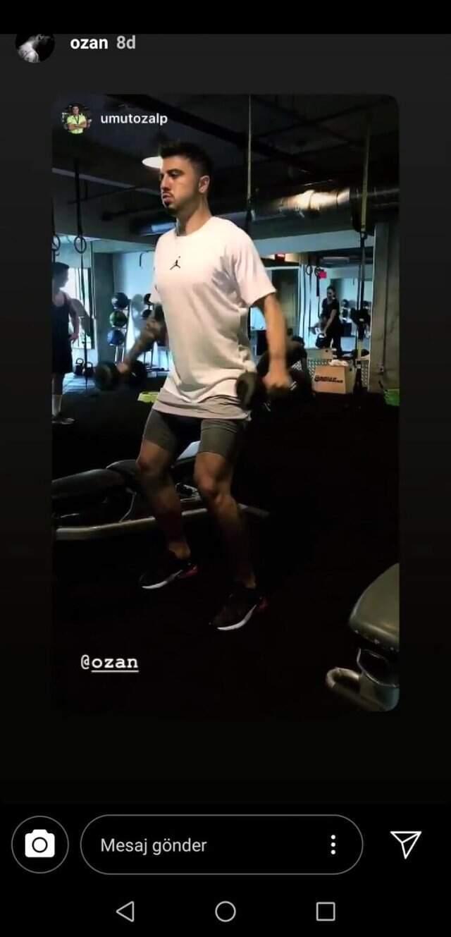 Ozan Tufan yeni sezon öncesi sıkı çalışıyor