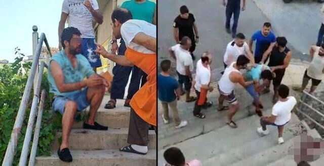 2 kız kardeşe sözlü tacizde bulunan adam meydan dayağı yedi!