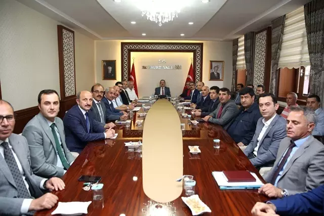 Bayburt'ta İl Ekonomi Değerlendirme Toplantısı yapıldı