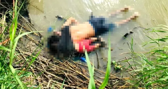 Meksika-ABD sınırında Aylan Kurdi'yi hatırlatan görüntü!