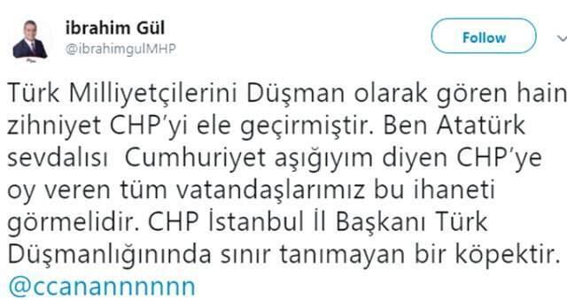 MHP'li Başkan'dan Akşener ve Kaftancıoğlu'na yönelik skandal sözler