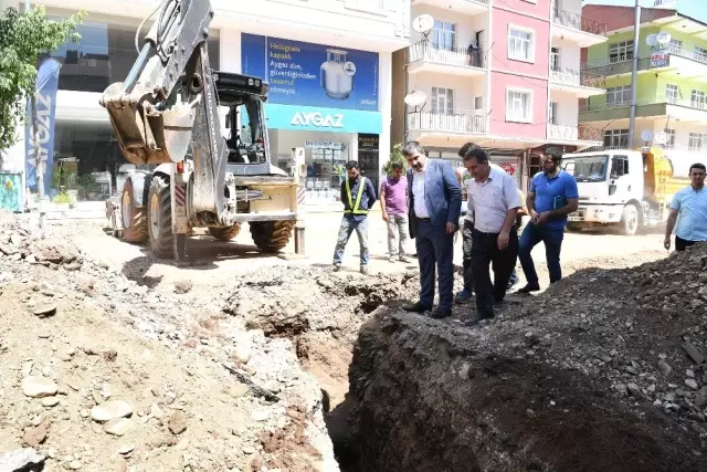 Başkan Asya, altyapı çalışmalarını yerinde inceledi