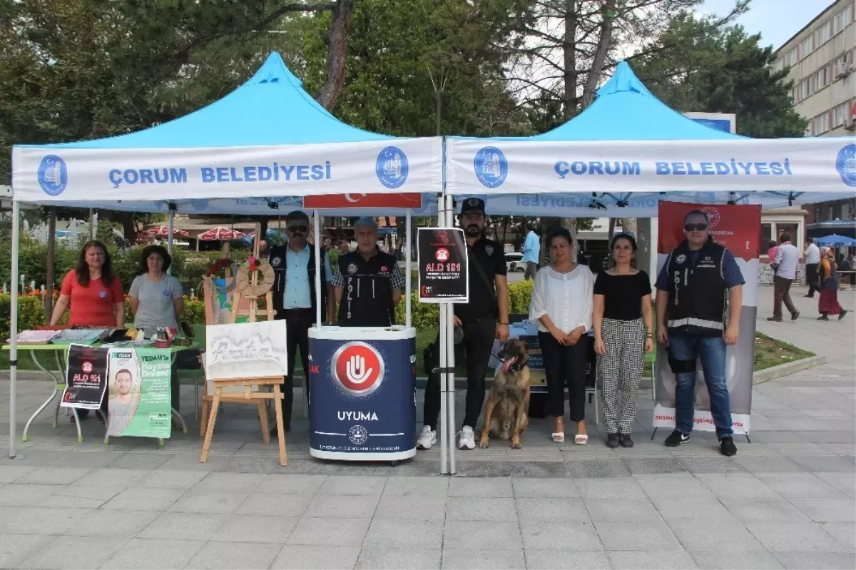 Vatandaşları uyuşturucu ve madde bağımlılığına karşı uyardılar