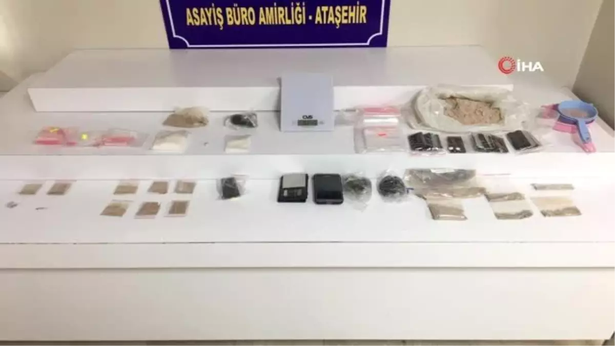 Ataşehir'de Türkmenistan uyruklu uyuşturucu satıcıları yakalandı