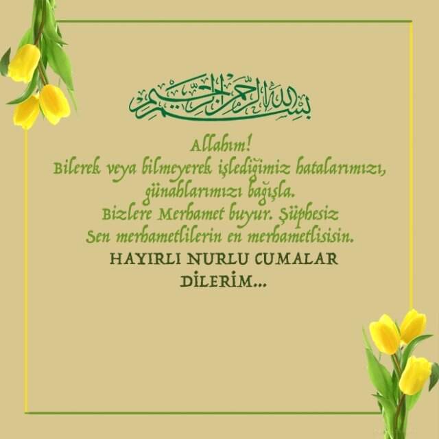 Cuma mesajları 2019: 28 Haziran'a özel en yeni, en anlamlı Cuma mesajları