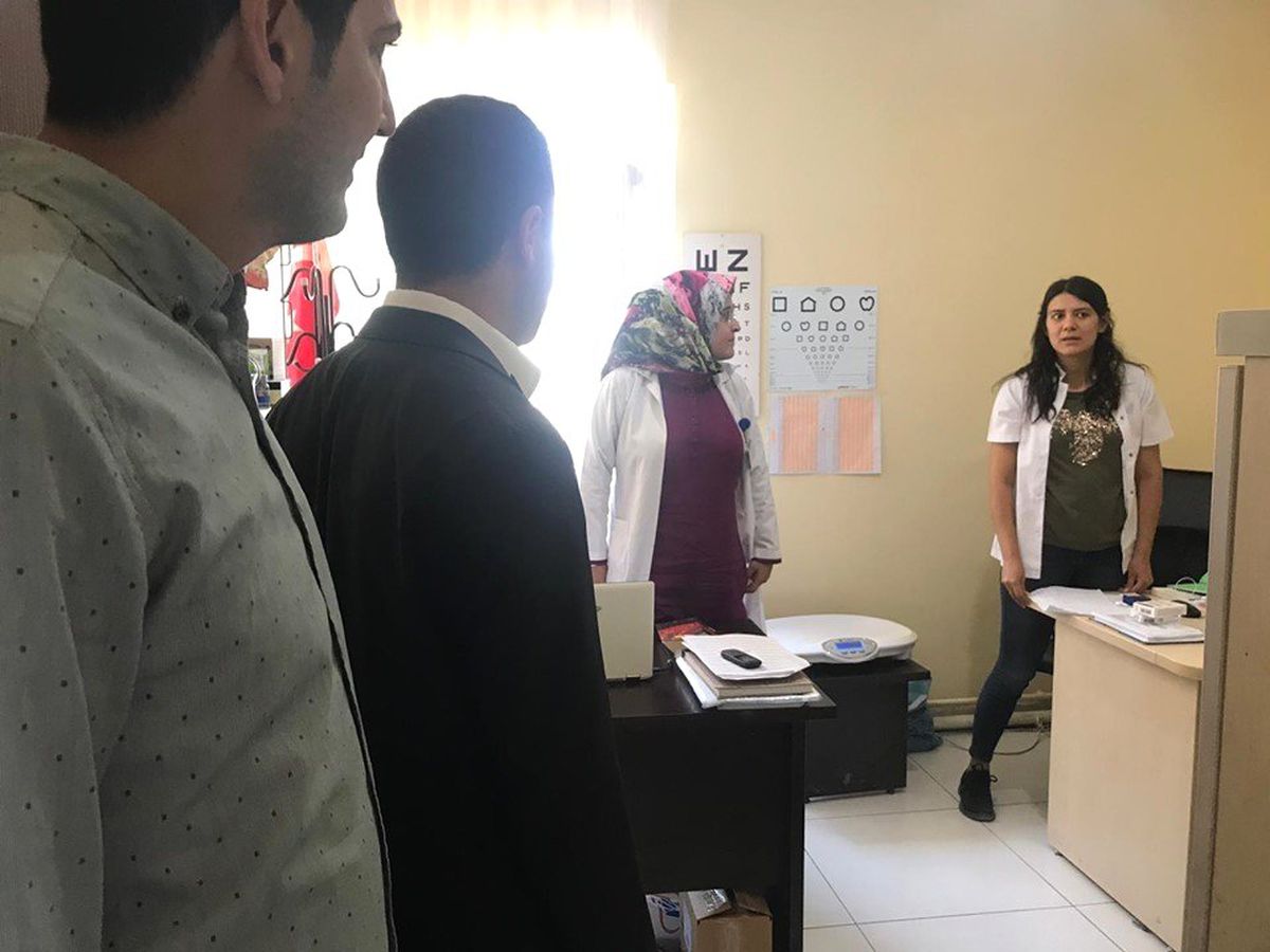 Kaymakam Uzan'dan Bulanık Devlet Hastanesine ziyaret