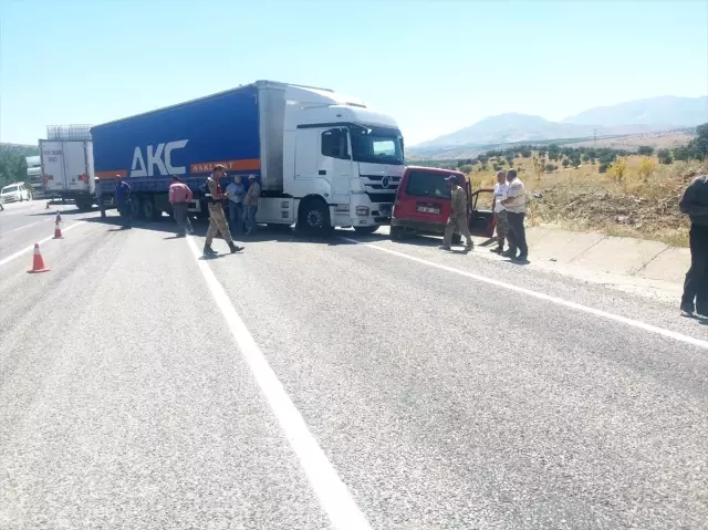 Malatya'da trafik kazası: 1 yaralı