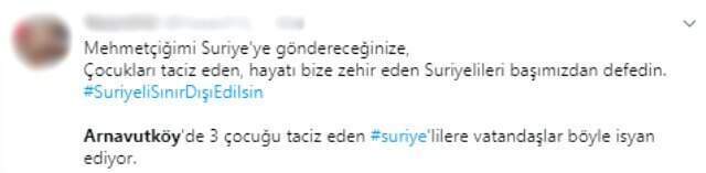 Vatandaşın Suriyelilere çocuk tacizi isyanı, sosyal medyada gündem oldu