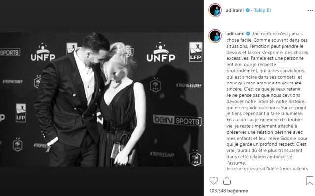 Aldatıldığını iddia eden Pamela Anderson'a Adil Rami'den yanıt geldi!