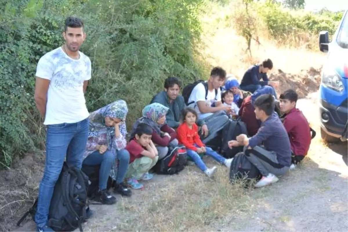 Çanakkale'de 45 kaçak göçmen yakalandı