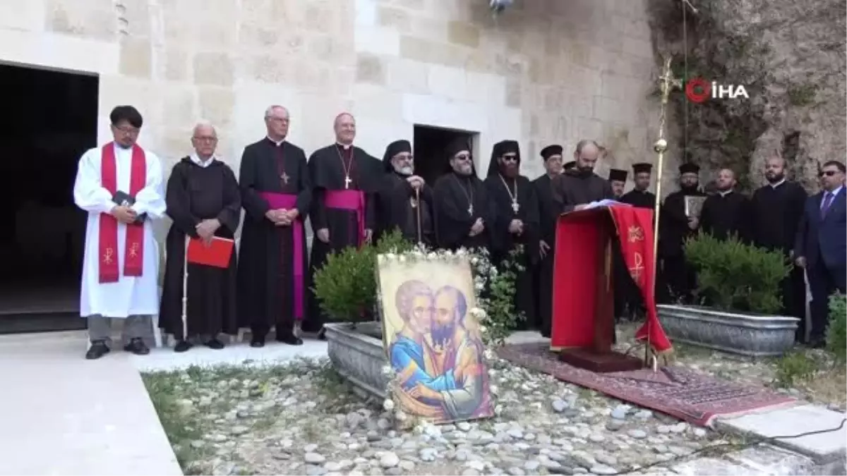 Hatay'da 'St. Pierre Aziz Petrus ve Pavlus Bayramı' kutlandı