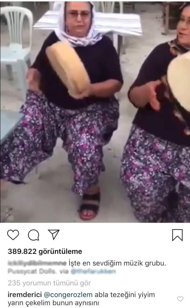 İrem Derici'den ilginç yorum: Abla tezeğini yiyeyim!