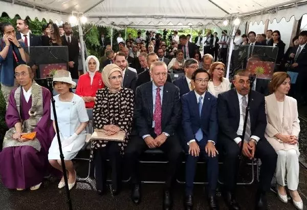 Erdoğan, Japonya'da Ara Güler sergisi açılışında konuştu