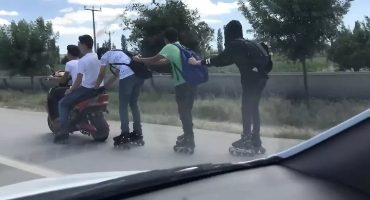 Patenli gençlerin tehlikeli yolculuğu hayrete düşürdü