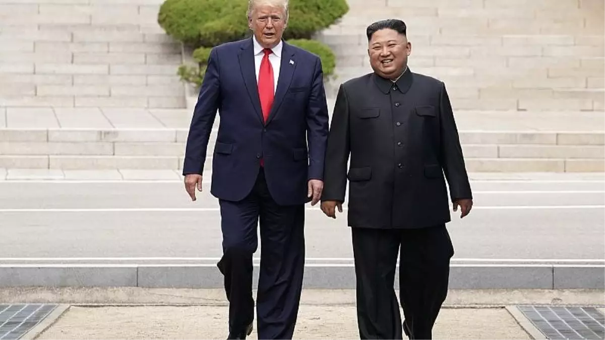 Donald Trump ile Kim Jong-un 'el sıkışmak' için silahsızlandırılmış bölgede buluşuyor