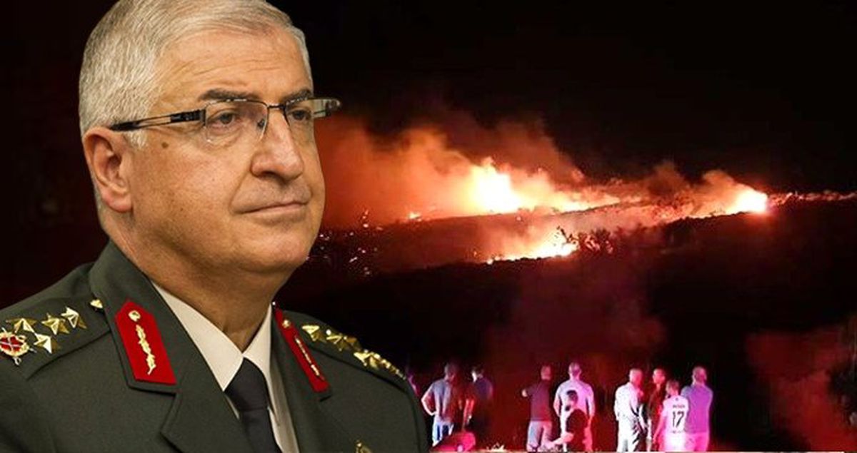 Genelkurmay Başkanı'ndan KKTC'ye düşen 'füze' ile ilgili açıklama