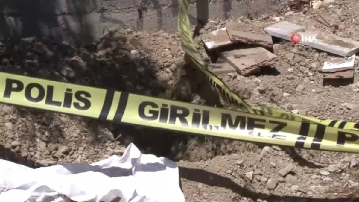 Kaçak mezardan bez parçası çıktı