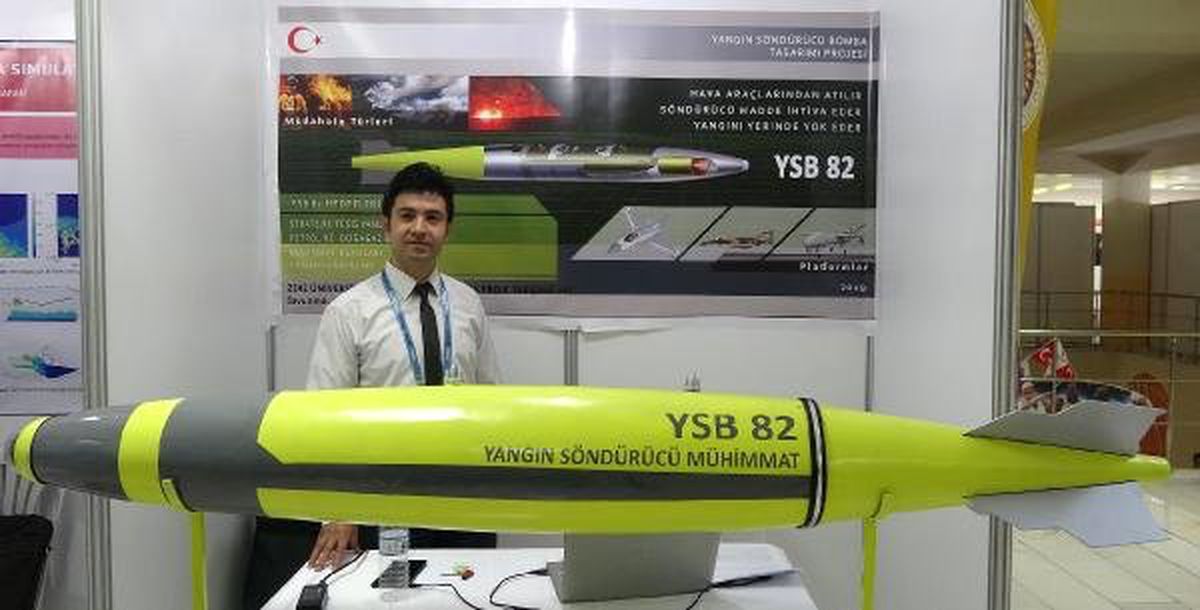 Üniversite öğrencisinin icat ettiği yangın söndürme bombası 100'den fazla ülkeye ihraç edilebilir