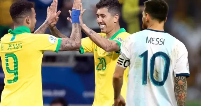 2019 Kupa Amerika'da Brezilya, Messi'li Arjantin'i eleyip finale yükseldi 2019 Kupa Amerika'da Brezilya, Messi'li Arjantin'i eleyip finale yükseldi