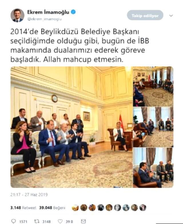 İmamoğlu, odasında dua ettikleri fotoğrafla ilgili ilk kez konuştu: Laikliğe aykırı değil
