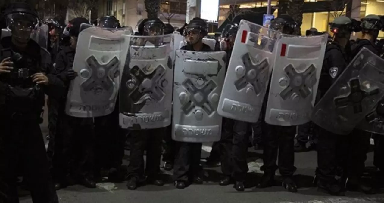 İsrail sokakları karıştı! Çatışmalarda 47 polis yaralandı