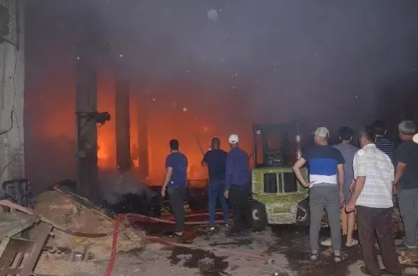 Palet fabrikasında yangın Haber
