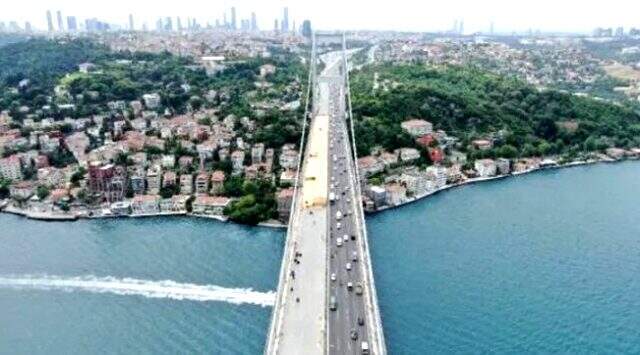 FSM'deki asfalt yenileme çalışması havadan görüntülendi