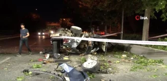 Başkent'te otomobil köprüden uçtu: 1 ölü, 2 yaralı