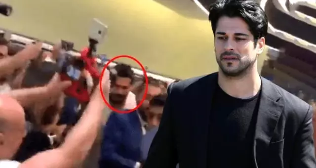 Beyrut'a giden Burak Özçivit, izdihamdan zor kurtarıldı Beyrut'a giden Burak Özçivit, izdihamdan zor kurtarıldı