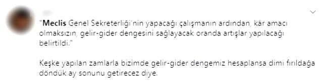 Meclis lokantasındaki fiyatlar sosyal medyada tepki çekti TBMM lokantasındaki fiyatlara zam yapılması kararının ardından 22 bin TL maaş alan milletvekillerine verilen yemeklerin ücreti sosyal medyada tepki çekti. | Sungurlu Haberleri