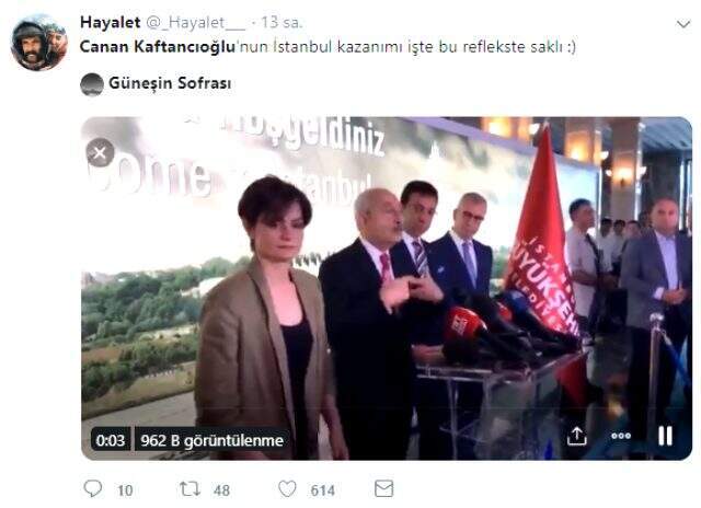 Canan Kaftancıoğlu, Kılıçdaroğlu konuşurken masadan düşen telefonu havada yakaladı!