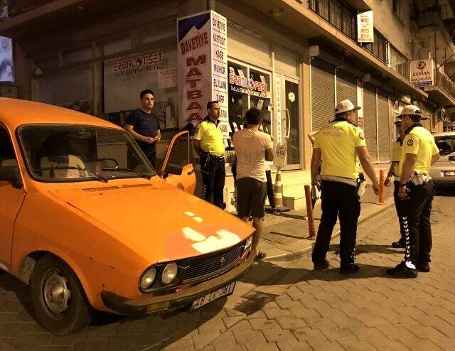 Drift yapan sürücüye 7 bin lira para cezası kesildi
