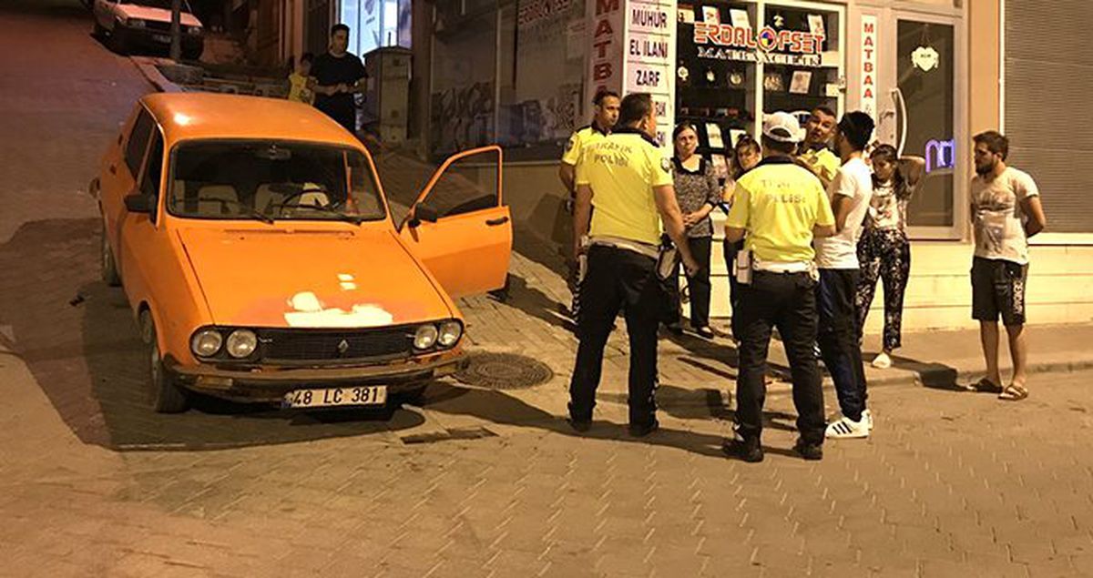 Drift yapan sürücüye 7 bin lira para cezası kesildi