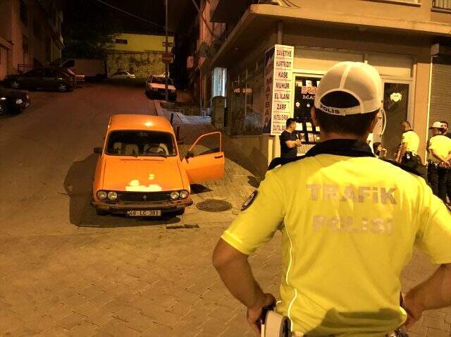 Drift yapan sürücüye 7 bin lira para cezası kesildi