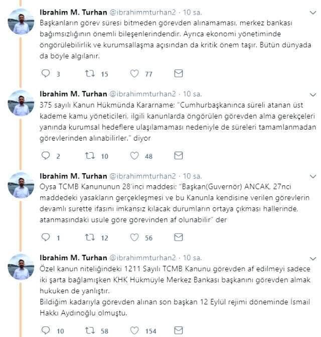 Merkez Bankası Başkanı'nın görevden alınmasından sonra Ahmet Davutoğlu'ndan dikkat çeken hareket!