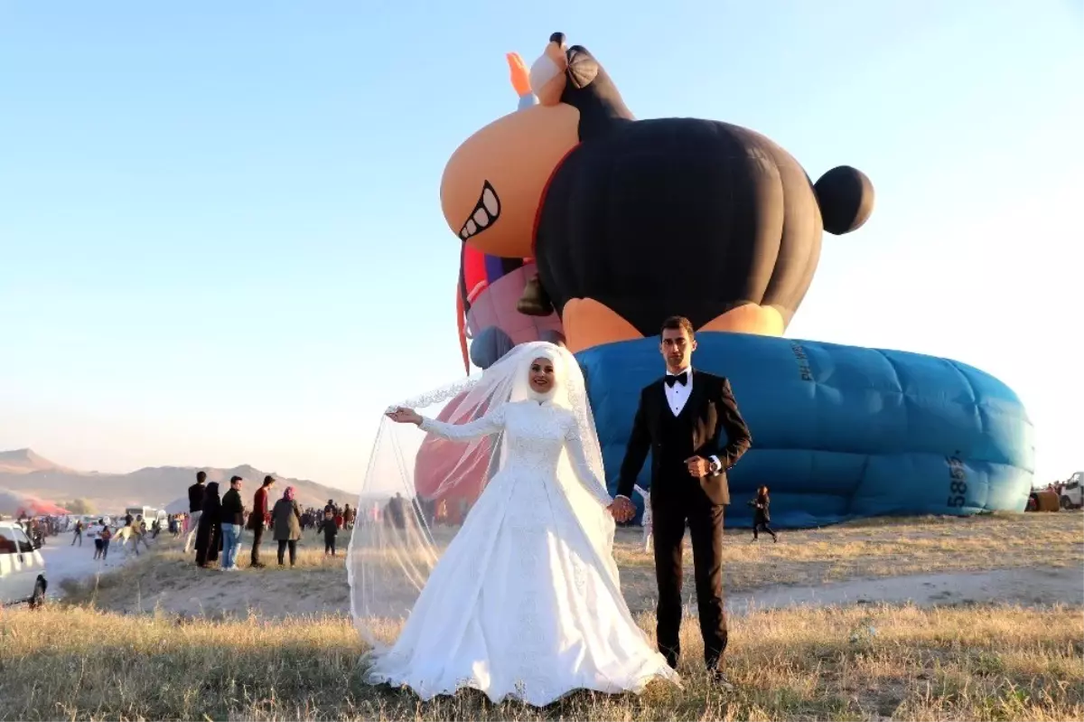 Kapadokya balon festivalinde muhteşem final
