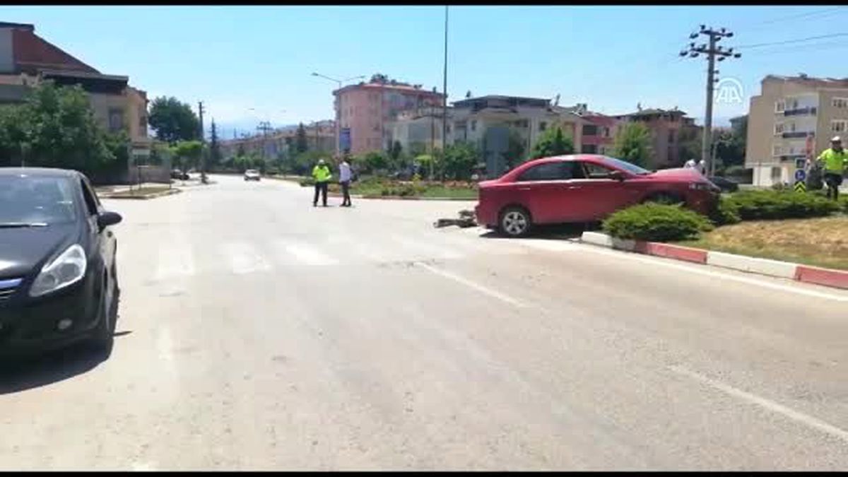 Trafik kazası: 1 yaralı