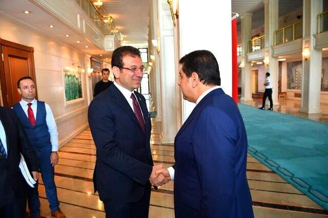 AK Partili ilçe belediye başkanlarından İBB Başkanı Ekrem İmamoğlu'na ziyaret