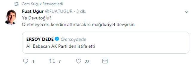Ali Babacan AK Parti'den istifa etti, sosyal medya sallandı!