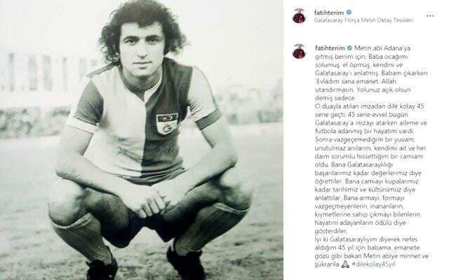 Fatih Terim'den 45. yıl videosuna duygusal mesaj