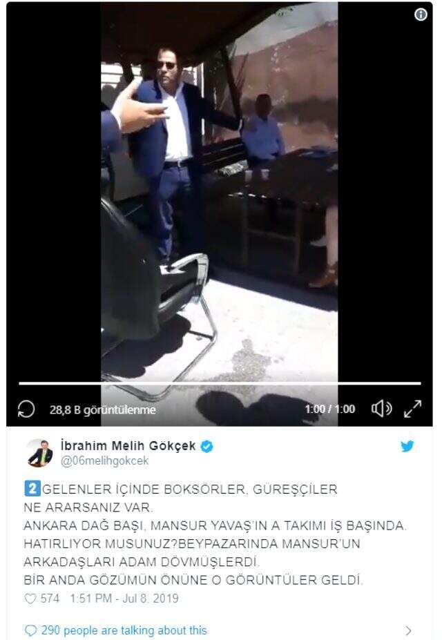 Melih Gökçek'ten çok konuşulacak paylaşım: Kameraları sökmeye gelenler arasında boksörler, güreşçiler var