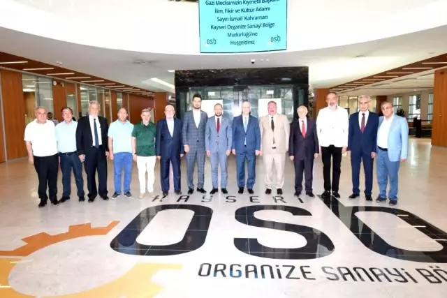 TBMM Başkanı İsmail Kahraman'dan Kayseri OSB Ziyareti TBMM Başkanı İsmail Kahraman'dan Kayseri OSB Ziyareti