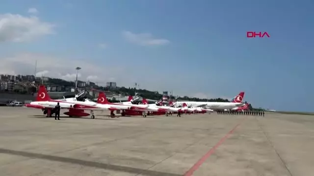 TRABZON THY'nin 'Maçka' uçağı ilk seferini Trabzon'a yaptı TRABZON THY'nin 'Maçka' uçağı ilk seferini Trabzon'a yaptı