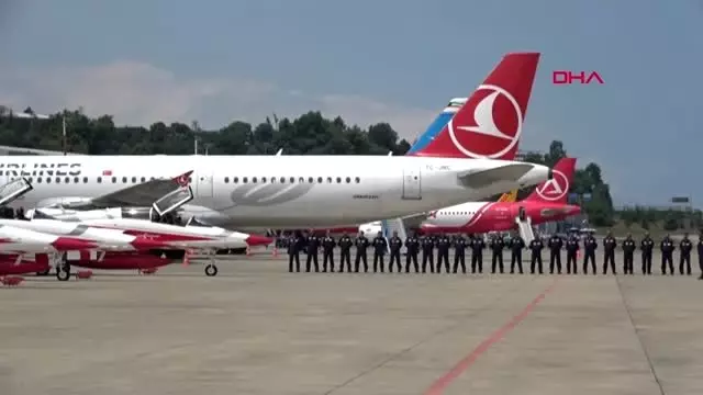 TRABZON THY'nin 'Maçka' uçağı ilk seferini Trabzon'a yaptı TRABZON THY'nin 'Maçka' uçağı ilk seferini Trabzon'a yaptı