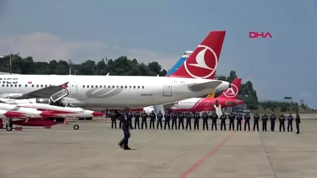 TRABZON THY'nin 'Maçka' uçağı ilk seferini Trabzon'a yaptı TRABZON THY'nin 'Maçka' uçağı ilk seferini Trabzon'a yaptı