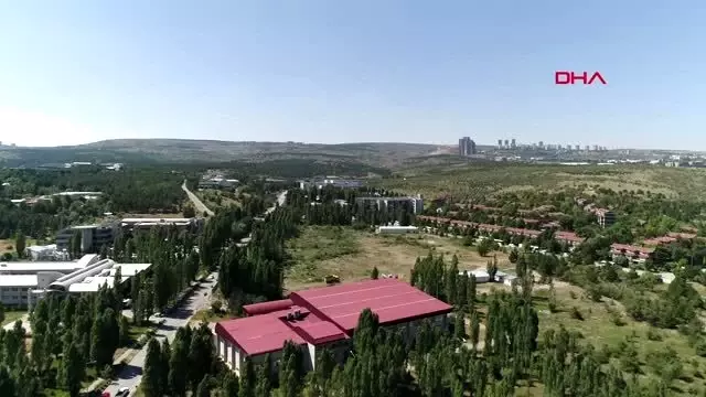 Ankara - ODTÜ'de, ağaçların kesildiği alan havadan görüntülendi Ankara - ODTÜ'de, ağaçların kesildiği alan havadan görüntülendi