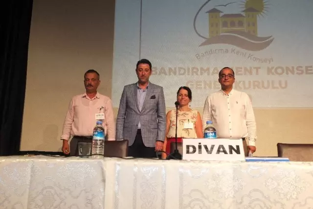 Bandırma Kent Konseyi Başkanlığı'na Ergöz seçildi