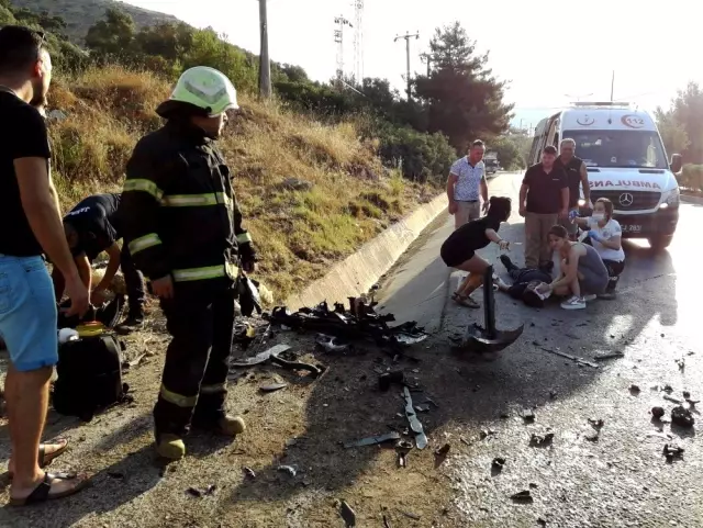 Bodrum'da kaza: 2 yaralı